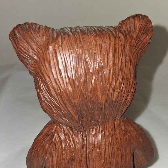 Vintage Teddy Bear Figurine - 1986 Red Mills Teddy Bear Figurine - Picture 3 of 4